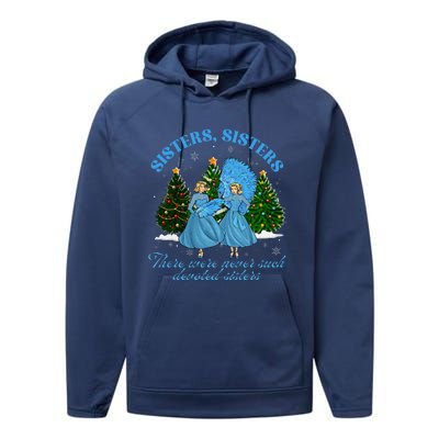 Sisters White Christmas Movie 1954 Xmas Snow Pajamas Holiday Performance Fleece Hoodie