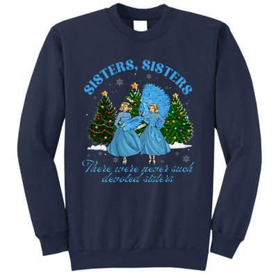 Sisters White Christmas Movie 1954 Xmas Snow Pajamas Holiday Sweatshirt