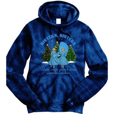 Sisters White Christmas Movie 1954 Xmas Snow Pajamas Holiday Tie Dye Hoodie