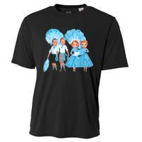 Sisters White Christmas Movie 1954 Xmas Snow Holiday Pajamas Cooling Performance Crew T-Shirt