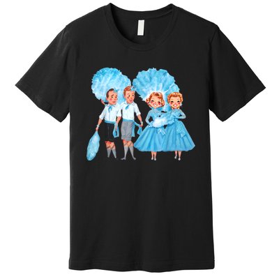 Sisters White Christmas Movie 1954 Xmas Snow Holiday Pajamas Premium T-Shirt