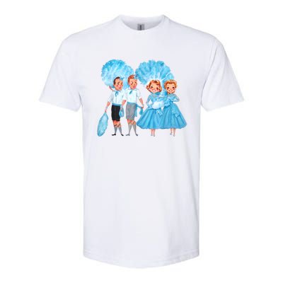 Sisters White Christmas Movie 1954 Xmas Snow Holiday Pajamas Softstyle® CVC T-Shirt