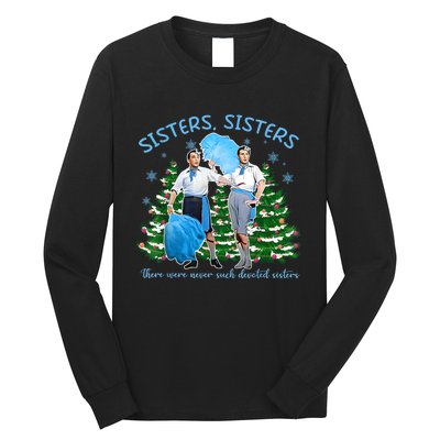 Sisters White Christmas Movie 1954 Xmas Snow Holiday Pajamas Long Sleeve Shirt