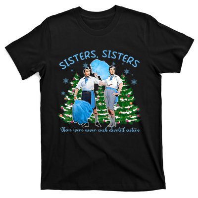 Sisters White Christmas Movie 1954 Xmas Snow Holiday Pajamas T-Shirt