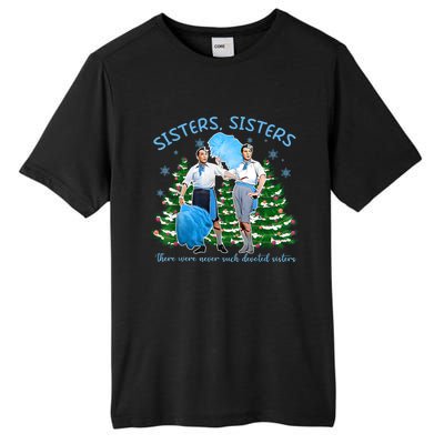 Sisters White Christmas Movie 1954 Xmas Snow Holiday Pajamas Tall Fusion ChromaSoft Performance T-Shirt