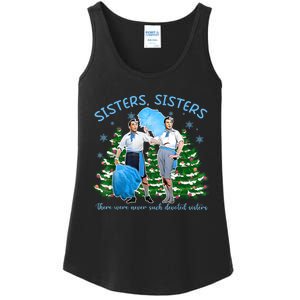 Sisters White Christmas Movie 1954 Xmas Snow Holiday Pajamas Ladies Essential Tank