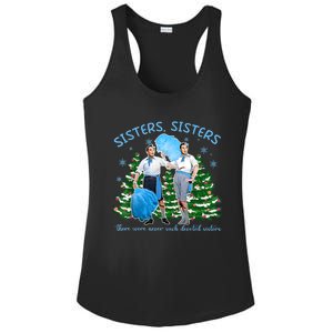 Sisters White Christmas Movie 1954 Xmas Snow Holiday Pajamas Ladies PosiCharge Competitor Racerback Tank