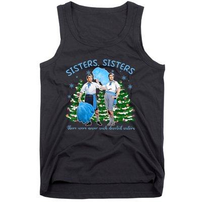 Sisters White Christmas Movie 1954 Xmas Snow Holiday Pajamas Tank Top