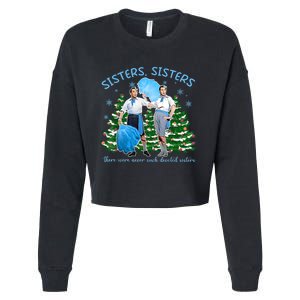 Sisters White Christmas Movie 1954 Xmas Snow Holiday Pajamas Cropped Pullover Crew