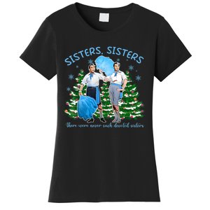 Sisters White Christmas Movie 1954 Xmas Snow Holiday Pajamas Women's T-Shirt