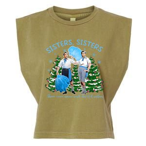 Sisters White Christmas Movie 1954 Xmas Snow Holiday Pajamas Garment-Dyed Women's Muscle Tee