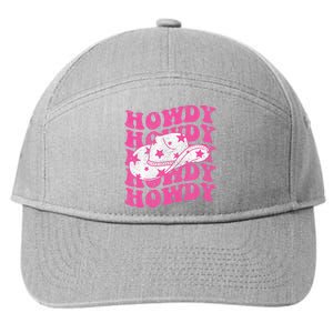 Southern Western Cowgirl Rodeo Pink Hat 7-Panel Snapback Hat