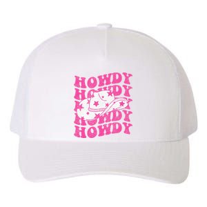 Southern Western Cowgirl Rodeo Pink Hat Yupoong Adult 5-Panel Trucker Hat