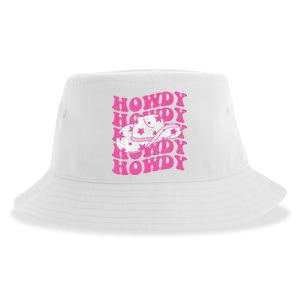 Southern Western Cowgirl Rodeo Pink Hat Sustainable Bucket Hat