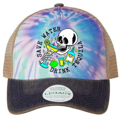 Save Water Drink Tequila Legacy Tie Dye Trucker Hat