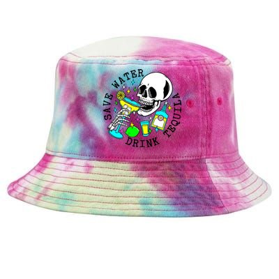 Save Water Drink Tequila Tie-Dyed Bucket Hat