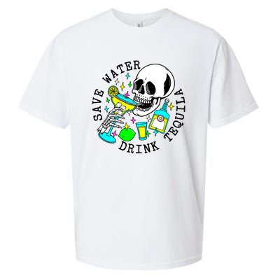 Save Water Drink Tequila Sueded Cloud Jersey T-Shirt