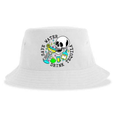 Save Water Drink Tequila Sustainable Bucket Hat