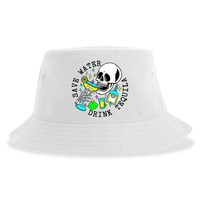 Save Water Drink Tequila Sustainable Bucket Hat