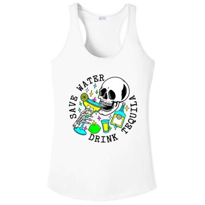 Save Water Drink Tequila Ladies PosiCharge Competitor Racerback Tank