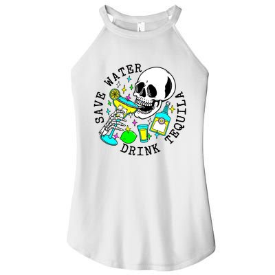 Save Water Drink Tequila Women’s Perfect Tri Rocker Tank