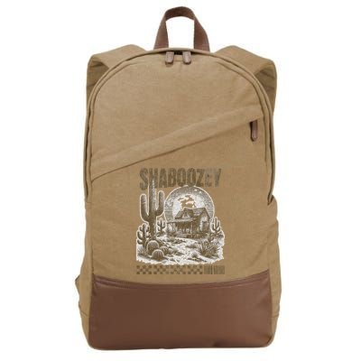 Shaboozey Western Desert Cotton Canvas Backpack