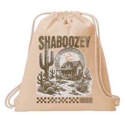 Shaboozey Western Desert Drawstring Bag