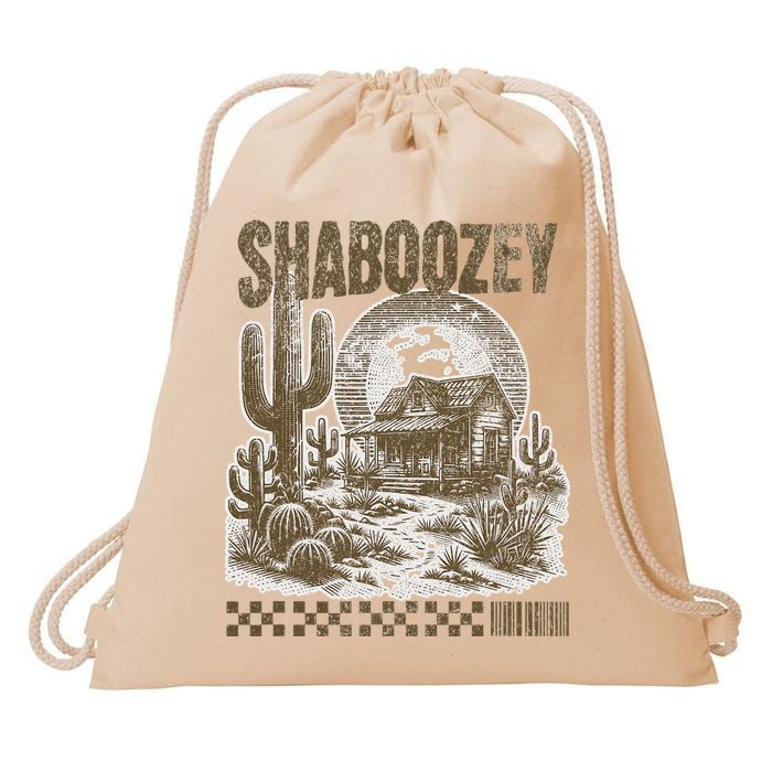 Shaboozey Western Desert Drawstring Bag