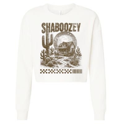 Shaboozey Western Desert Cropped Pullover Crew