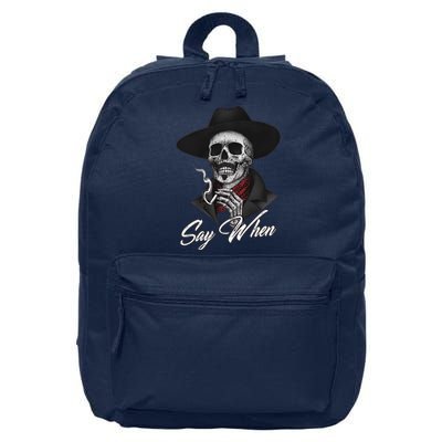 Say When Doc Holiday 16 in Basic Backpack