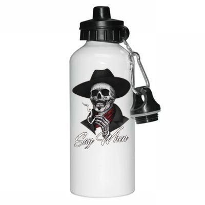 Say When Doc Holiday Aluminum Water Bottle 