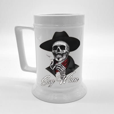 Say When Doc Holiday Beer Stein