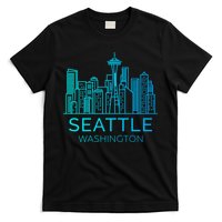 Seattle Washington Downtown Skyline T-Shirt