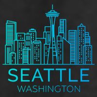 Seattle Washington Downtown Skyline 11oz C Handle Ceramic Mug