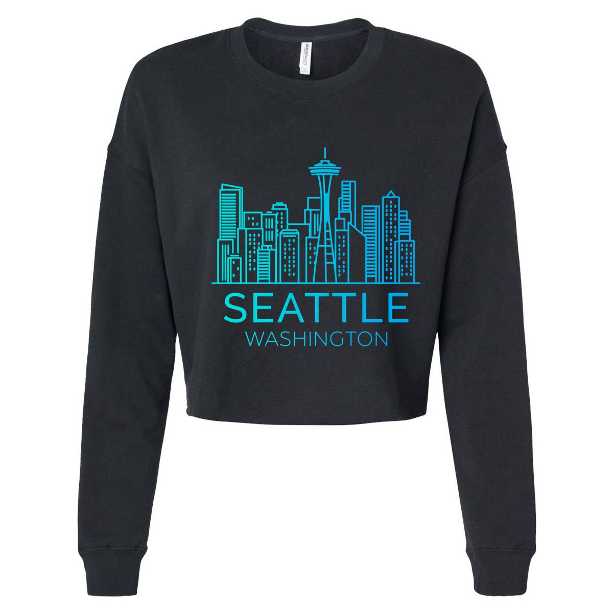 Seattle Washington Downtown Skyline 16 in Basic Backpack