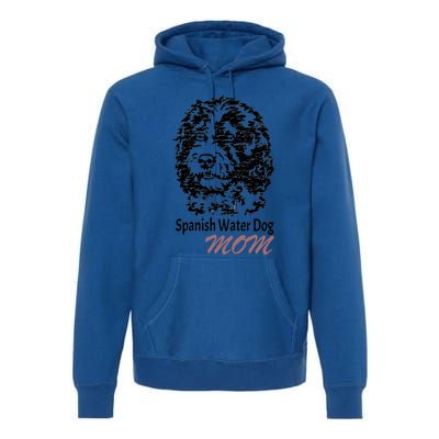 Spanish Water Dog Mom Loves Gift Premium Hoodie