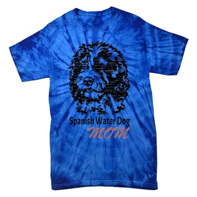 Spanish Water Dog Mom Loves Gift Tie-Dye T-Shirt