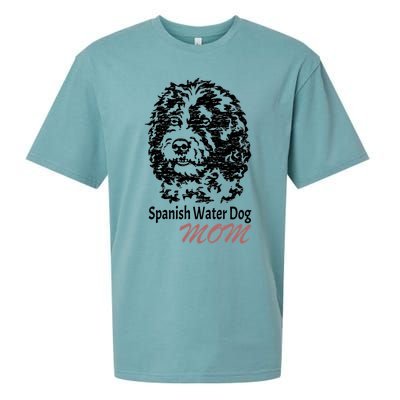 Spanish Water Dog Mom Loves Gift Sueded Cloud Jersey T-Shirt