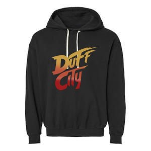 Smug Wearing Duff City Garment-Dyed Fleece Hoodie