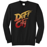 Smug Wearing Duff City Sweatshirt