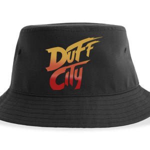 Smug Wearing Duff City Sustainable Bucket Hat