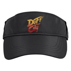 Smug Wearing Duff City Adult Drive Performance Visor