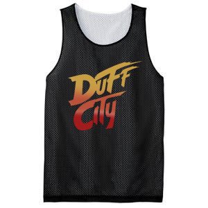 Smug Wearing Duff City Mesh Reversible Basketball Jersey Tank