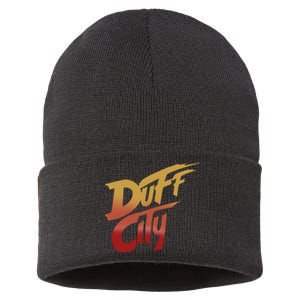 Smug Wearing Duff City Sustainable Knit Beanie