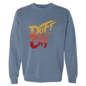 Smug Wearing Duff City Garment-Dyed Sweatshirt