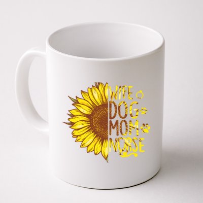 Sunflower Wife Dog Mom Nurse Mothers Day Nurse Day Gift Coffee Mug