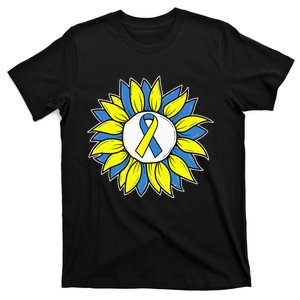 Sunflower World Down Syndrome Awareness Day T21 T-Shirt