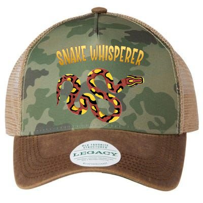 Snake Whisperer Design For Serpent & Reptile Lover Legacy Tie Dye Trucker Hat