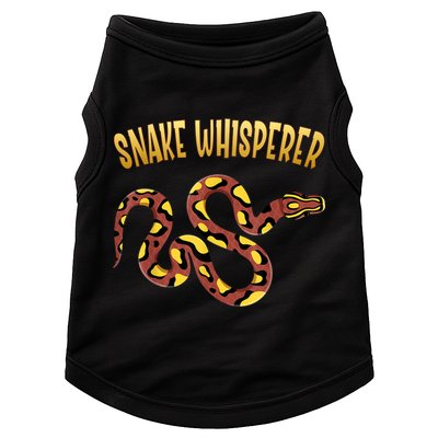Snake Whisperer Design For Serpent & Reptile Lover Doggie Tank