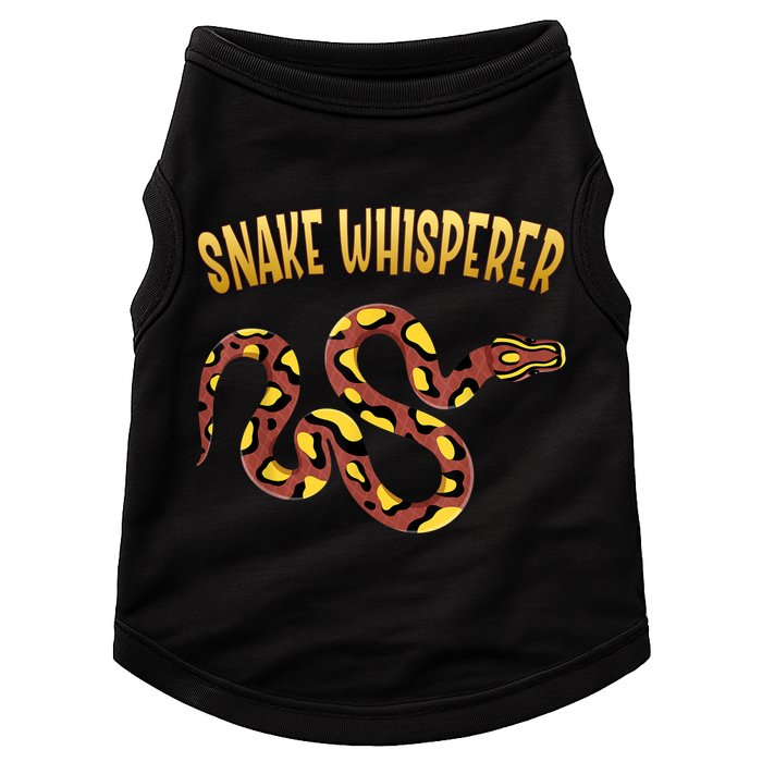Snake Whisperer Design For Serpent & Reptile Lover Doggie Tank